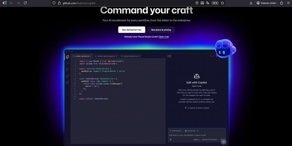 github copilot scr